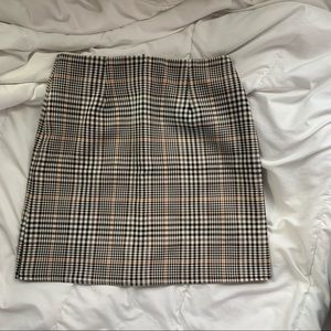 Nasty Gal plaid mini skirt